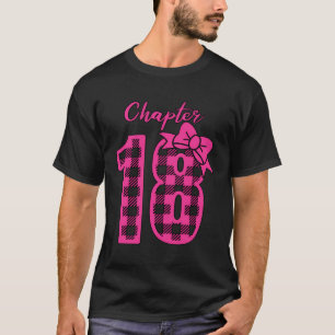 Camiseta Retro 18 Anos De Idade Capítulo 18 Rosa 18º Nascim