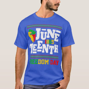 Camiseta Retro 18 de junho 65 African American Freedom Da