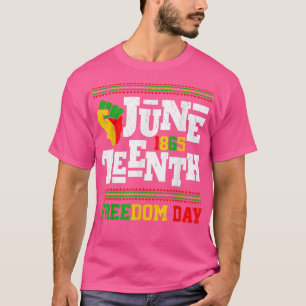 Camiseta Retro 18 de junho 65 African American Freedom Da