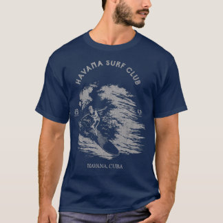 Camiseta Retro 1947 Surf Havana Cuba Surfer Vintage