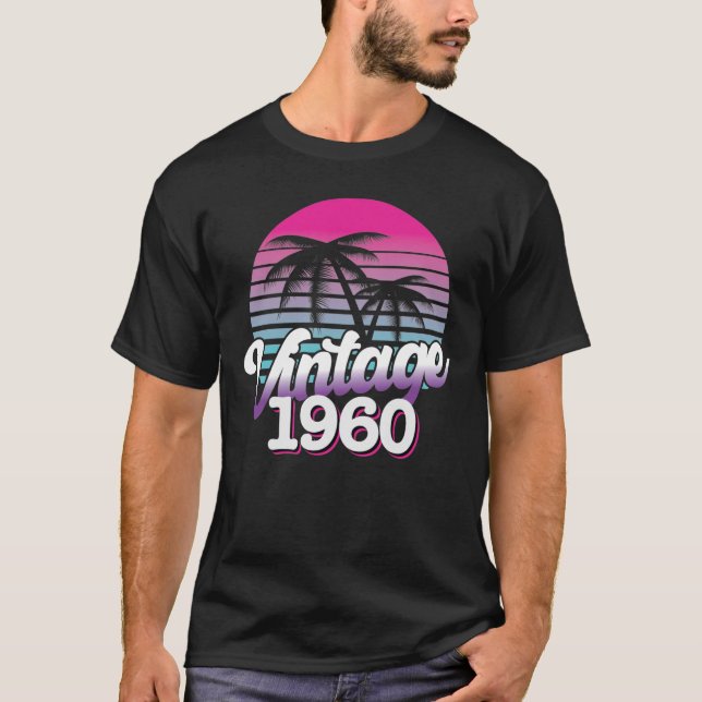 Camiseta Retro 1960 Edição limitada | Ideia de presente de  (Frente)