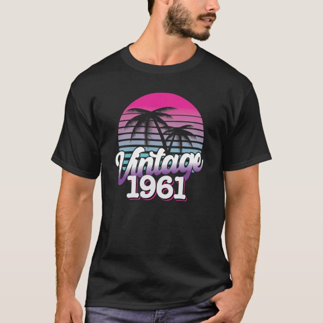 Camiseta Retro 1961 Edição limitada | Ideia de presente de  (Frente)