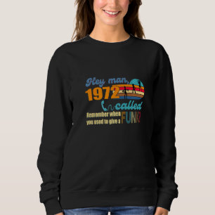 Camiseta Retro 1972 70s Vintage 50 Anos Ei Homem Costumava