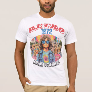 CAMISETA RETRO 1972 - REVIVÊNCIA RETRO (RECOLHA LIMITADA)