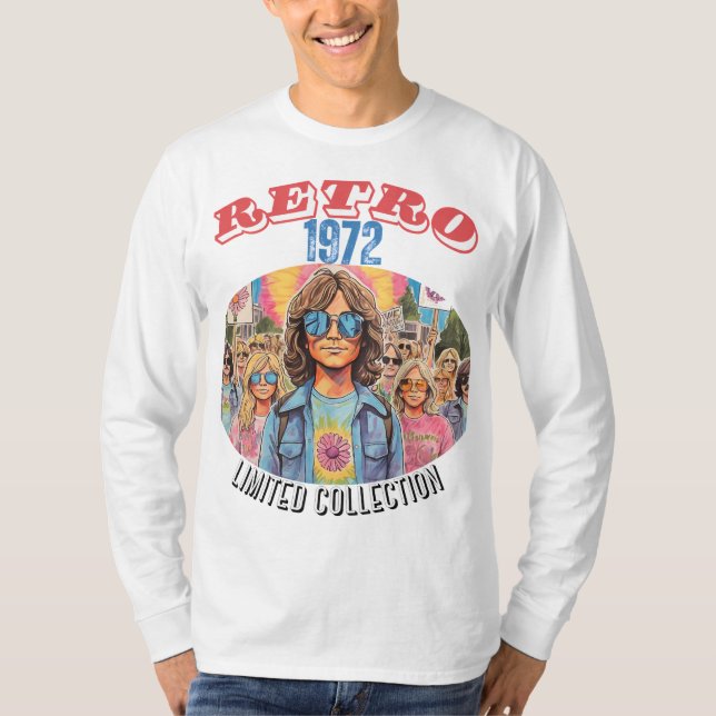 CAMISETA RETRO 1972 - REVIVÊNCIA RETRO (RECOLHA LIMITADA) (Frente)