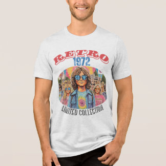 CAMISETA RETRO 1972 - REVIVÊNCIA RETRO (RECOLHA LIMITADA)