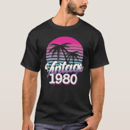 Camiseta Retro 1980 Edição limitada | Ideia de presente de 