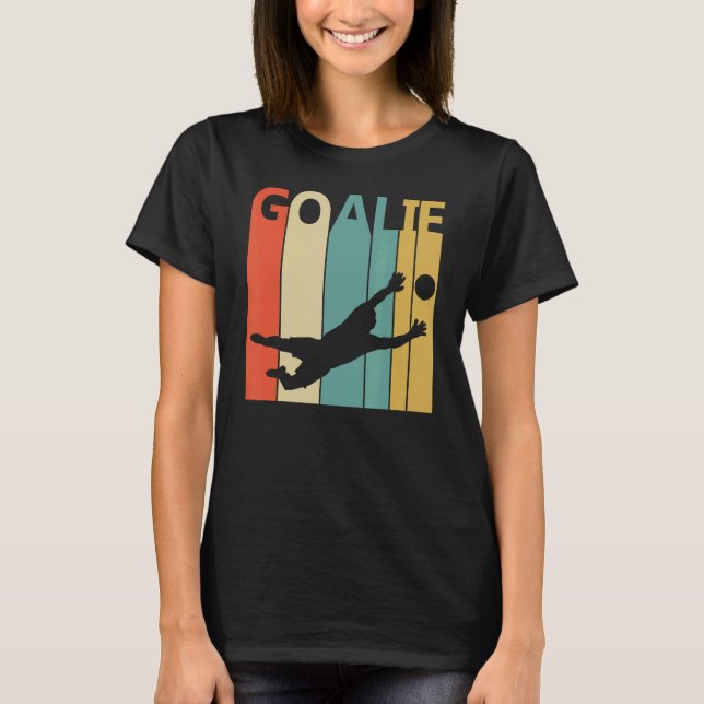 Camiseta Retro 1980 Futebol Goalie Sport (Frente)