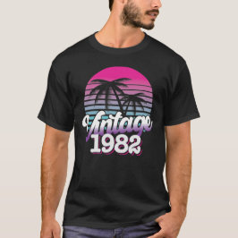 Camiseta Retro 1982 Edição limitada | Ideia de presente de 