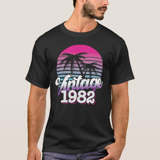 Camiseta Retro 1982 Edição limitada | Ideia de presente de  (Frente)