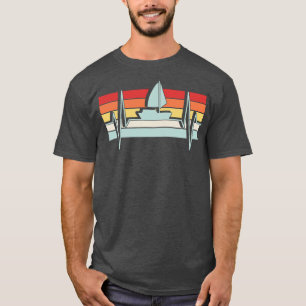 Camiseta Retro 1 de pulsação à vela