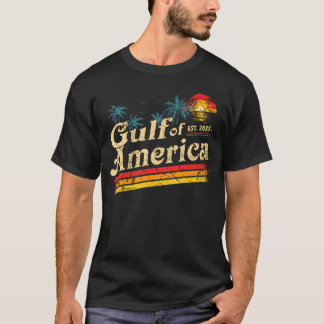 Camiseta Retro 2025 Golfo Dos Eua América 2025 Bandeira Ver