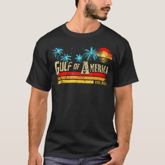 Camiseta Retro 2025 Golfo Dos Eua América 2025 Bandeira Ver