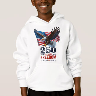 Camiseta Retrô 250 Anos de Liberdade EUA Patriótico 4 de Ju