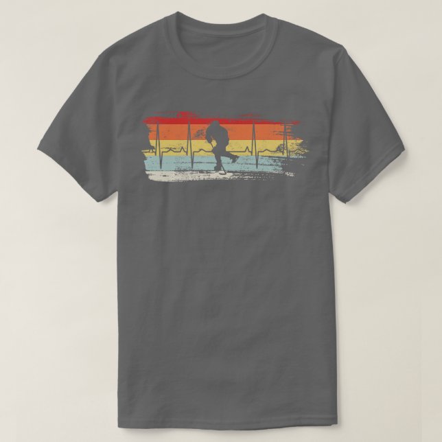 Camiseta Retro 2 de Hockey com Gelo (Frente do Design)