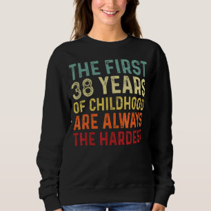 Camiseta Retro 38 Anos Homens Mulheres Dizendo 38 Anos Aniv