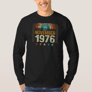 Camiseta Retro 46º aniversário de 46 anos de ser um nove in