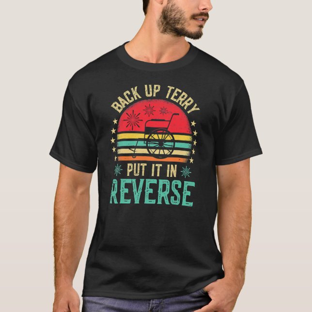 Camiseta Retro 4 De Julho De Back Up Terry Colocou-O Em Rev (Frente)