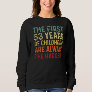 Camiseta Retro 53 Anos Homens Mulheres Dizendo 53º Aniversá