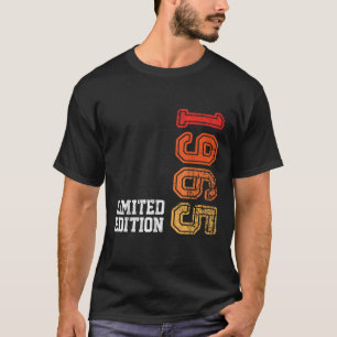 Camiseta Retro 60 anos 1965 Homens de aniversário 60º
