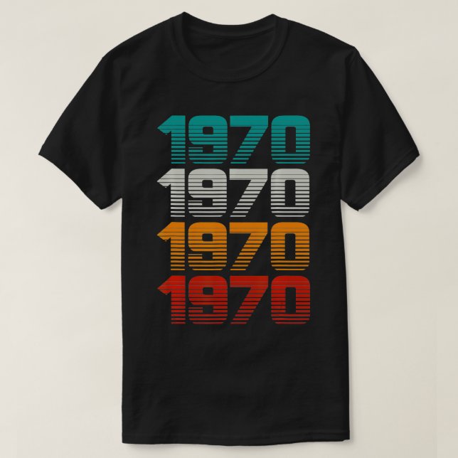 Camiseta Retro 70s  1970  (Frente do Design)