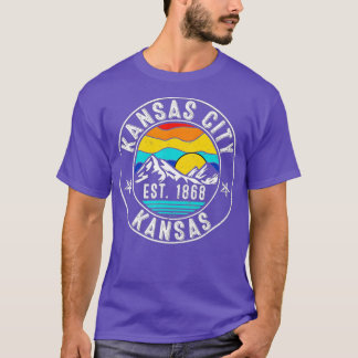 Camiseta Retro 70s 80s Kansas City Kansas KS