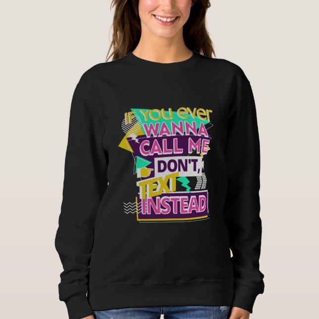 Camiseta Retro 70s Call Me Dont Text Groovy Boho Hippie Pos (Frente)