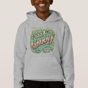 Camiseta Retro 70s em Groovy Psicedélico
