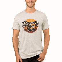 Retro 70s Sunset Palm Trees Groovy Vibes Only