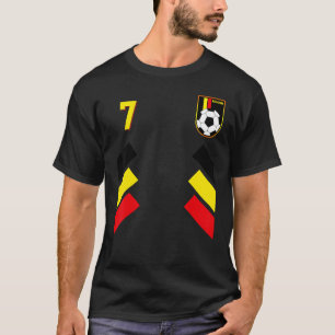 Camiseta Retro 7 Futebol Belga Futebol Bélgica Futebol Bélg