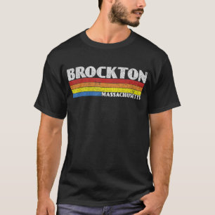 Camiseta Retro 80 Massachusetts MÃE Souvenir Brockton