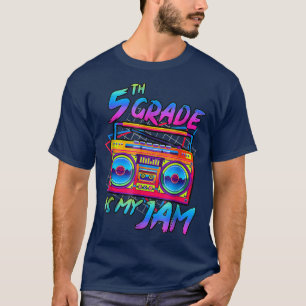 Camiseta Retro 80s - 5 De Volta Para Meninos De Escola
