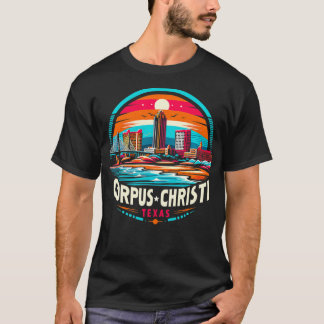 Camiseta Retro 80s 90s Férias do Viagem Corpus Christi Texa
