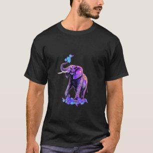 Camiseta Retro 80s 90s sinthwave Esquece-me não Elephant Tr