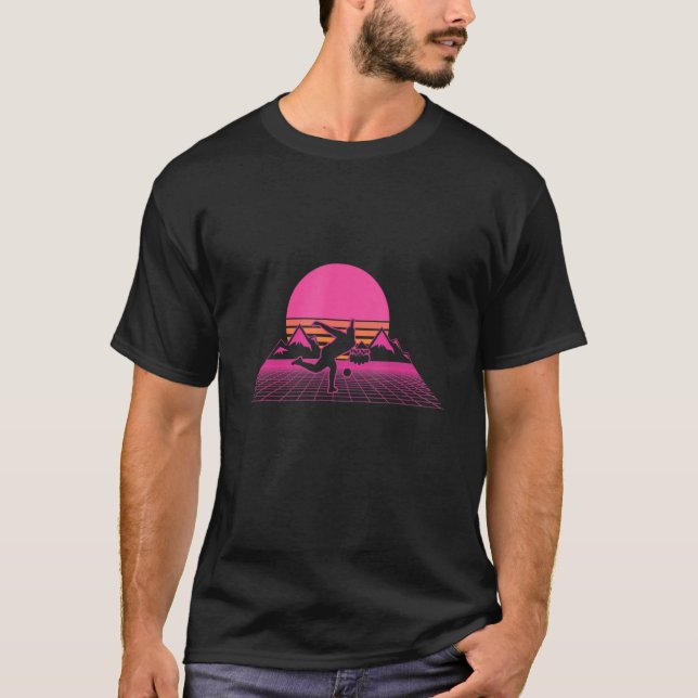 Camiseta Retro 80s Bowling Bowling Player Bowler (Frente)