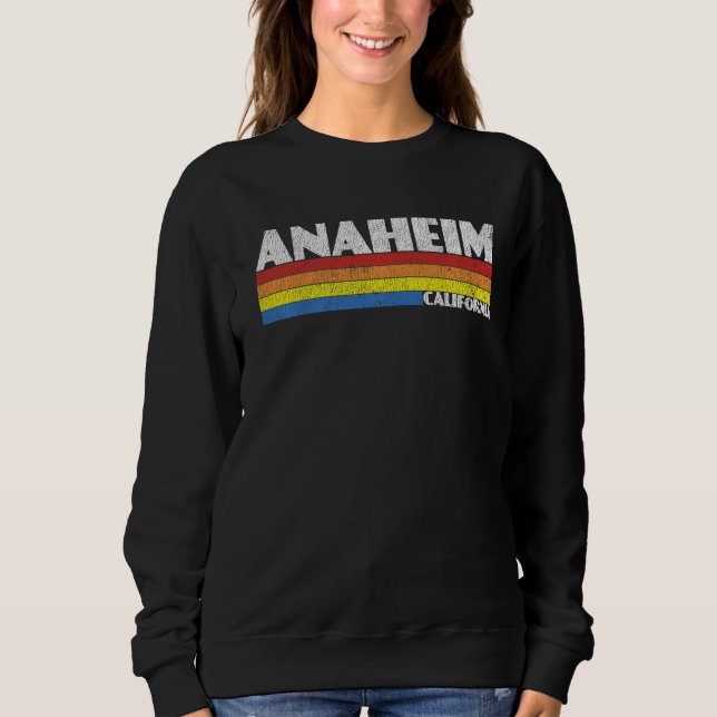 Camiseta Retro 80s California CA Souvenir Anaheim   (Frente)