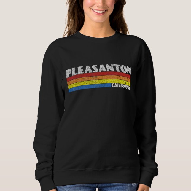 Camiseta Retro 80s California CA Souvenir Pleasanton (Frente)