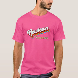 Camiseta Retro 80s Newtown Connecticut Ct