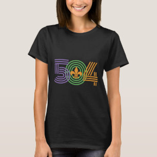 Camiseta Retro 80's Nova Orleans 504 Carnaval 2025