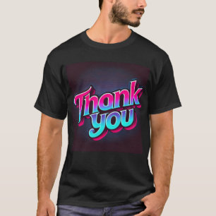 Camiseta Retro 80s Obrigado Mens
