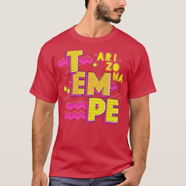 Camiseta Retro 90s Tempe Arizona (Frente)