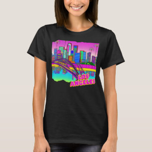 Camiseta Retro 90s Vaporwave 80s Viagem Wand de Los Angeles