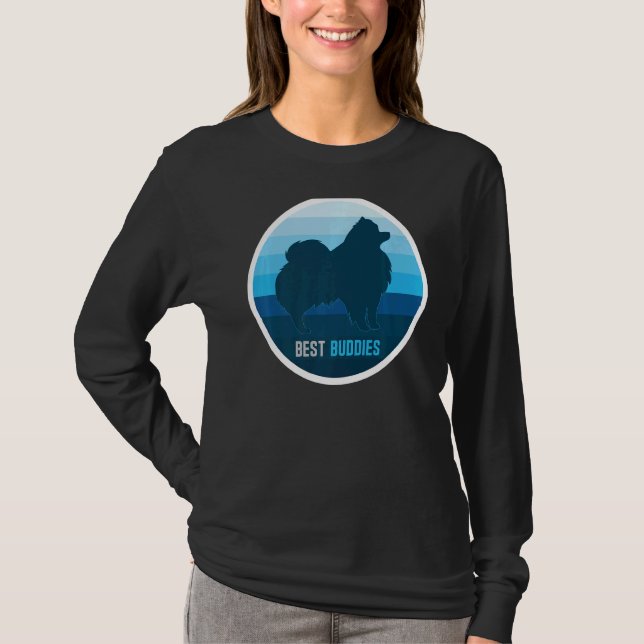 Camiseta Retro 9 de Cão Pomerano (Frente)