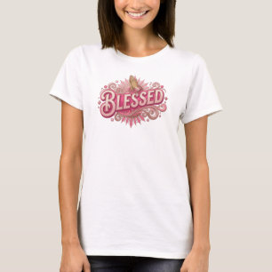 Camiseta Retro ABENÇOADO Criação Personalizada 2D