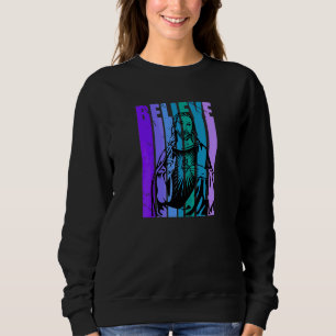 Camiseta Retro Acredita em Jesus Religioso Católico Cristão