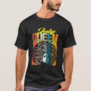 Camiseta Retro Admirável Junenho Rainha julho Rainha Menin