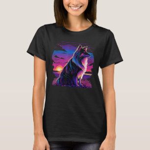 Camiseta Retro Aestético Shetland Sheepdog