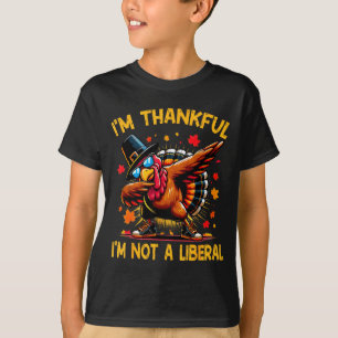 Camiseta Retro Agradeço Por Não Ser Um Liberal Engraçado Di