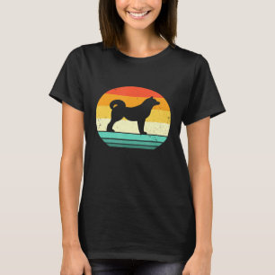 Camiseta Retro Akita Inu Shirt Dog Mãe Pai Vintage Akita