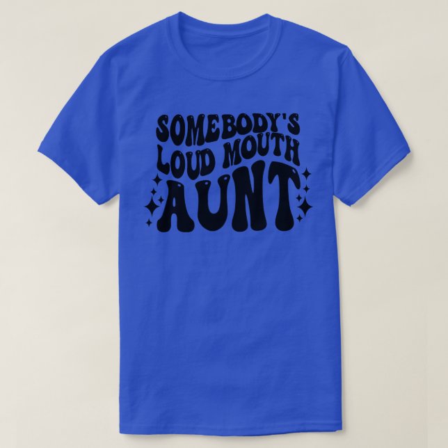 Camiseta Retro Alguodys Louco Mouth Aunt (Frente do Design)